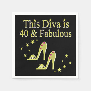 SERVIETTES EN PAPIER GOLD 40 GORGEEUX ET DESIGN FABULEUX