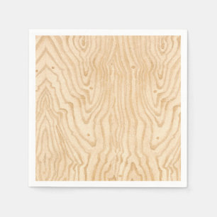 Serviettes En Papier Grain de bois