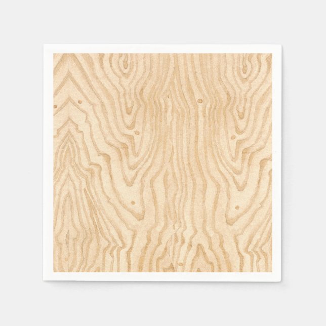 Serviettes En Papier Grain de bois (Devant)