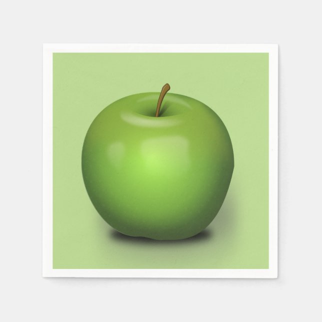 Serviettes En Papier Granny Smith (Devant)