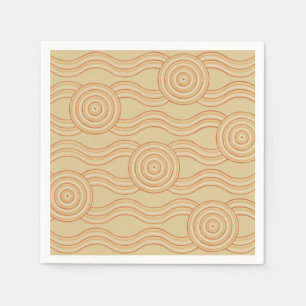 Serviettes En Papier grès d'art autochtone