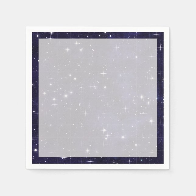 Serviettes En Papier Grille du ciel étoilé (Devant)