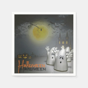 Serviettes En Papier Halloween Ghomajorité