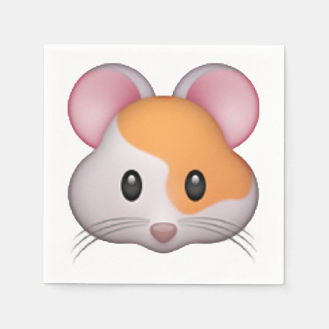 Serviettes En Papier Hamster - Emoji (Devant)