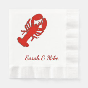 Serviettes En Papier Homard personnalisé