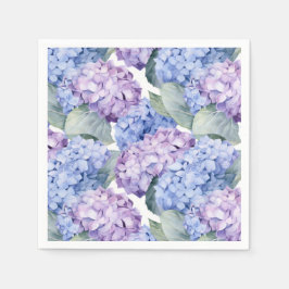 Serviettes en papier Hydrangea