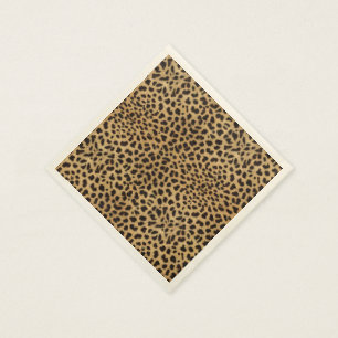 Serviettes En Papier Impression Cheetah