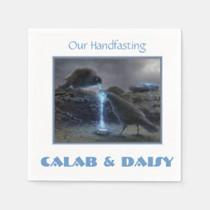 Serviettes En Papier Invitation de handfasting