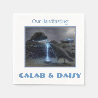 Serviettes En Papier Invitation de handfasting