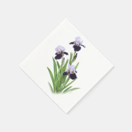 Serviettes En Papier Iris Trio