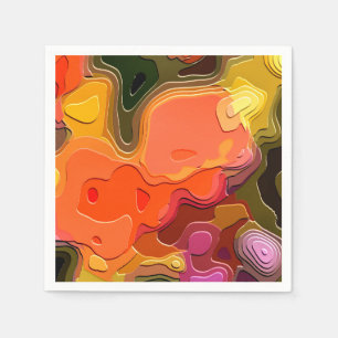 SERVIETTES EN PAPIER JARDIN DES FLEURS