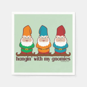 Serviettes En Papier Je Pense À Mes Gnomes
