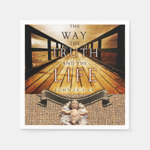 Serviettes en papier Jésus-Christ