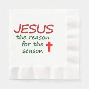 Serviettes En Papier JESUS Raison de la saison