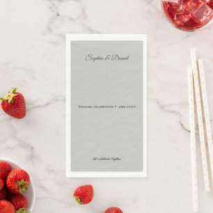 Serviettes en papier jetables Essuie-mains invités