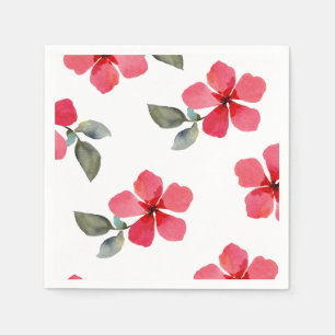Serviettes En Papier Jolies fleurs rouges de printemps Poppy Fête de ma