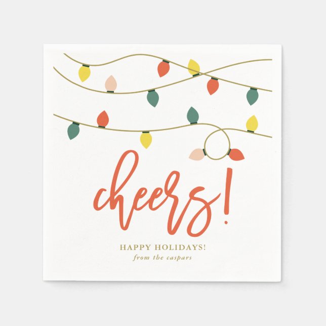 Serviettes En Papier Jours fériés de Noël (Devant)