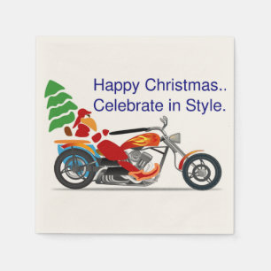 SERVIETTES EN PAPIER JOYEUX NOËL, CÉLÉBREZ DANS LE STYLE