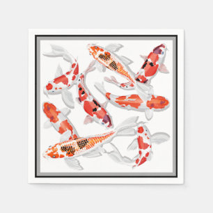 Serviettes En Papier Koi