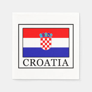 Serviettes En Papier La Croatie