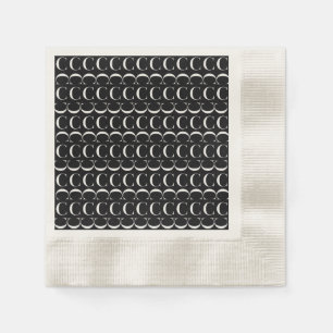 Serviettes En Papier La lettre initiale C de monogramme, choisissent la