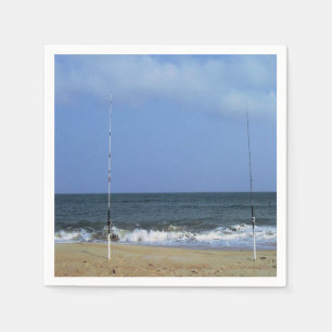 Serviettes En Papier La Plage Aux Polonais De Pêche
