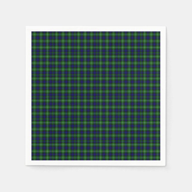 Serviettes En Papier Lamont Tartan (Devant)