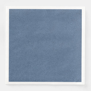 Serviettes En Papier L'apparence de Snuggly Slate Blue Suede Texture