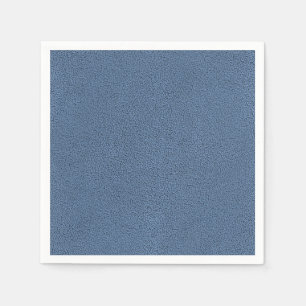 Serviettes En Papier L'apparence de Snuggly Slate Blue Suede Texture