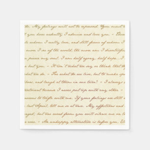Serviettes En Papier Les citations de meilleur de Jane Austen