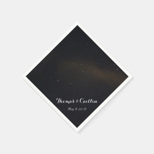 Serviettes En Papier Les étoiles dans le ciel nocturne