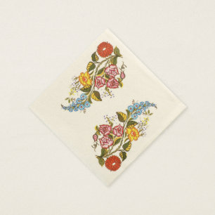 Serviettes En Papier les fleurs chongariennes délicates