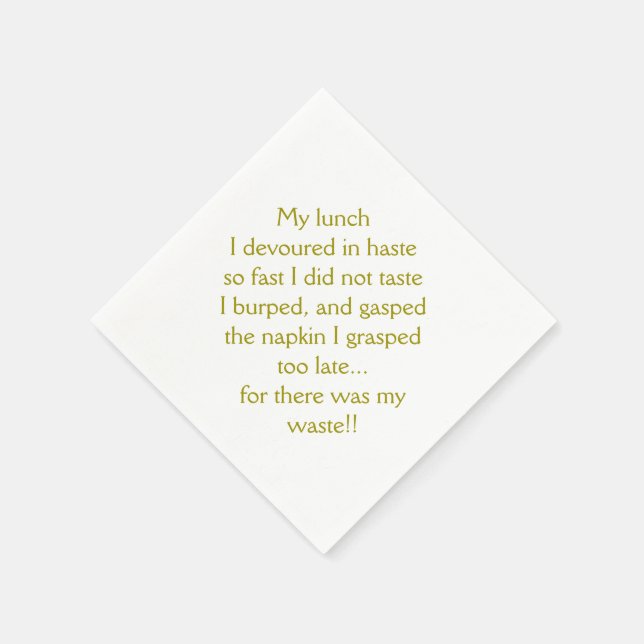 Serviettes En Papier Limerick (Coin)