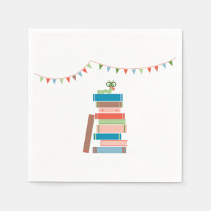 Serviettes En Papier Livre pour la serviette de baby shower