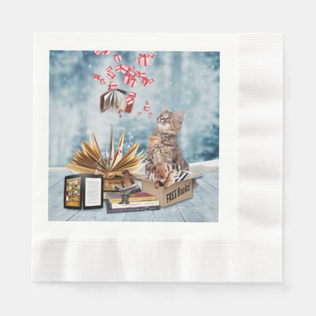Serviettes En Papier Livres gratuits (Devant)