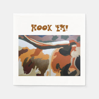 SERVIETTES EN PAPIER LONGHORN VW PARTY NAPKINS