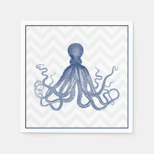 Serviettes En Papier LT de poulpe de Chevron