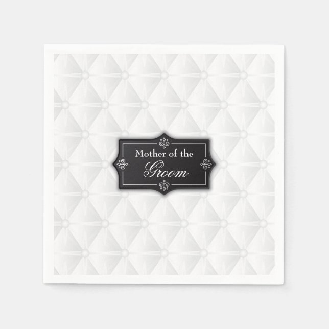 Serviettes En Papier Luxuriante Mère du Mariage de chambre | Serviette  (Devant)