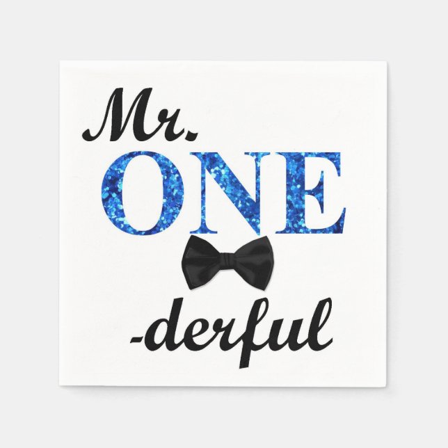 Serviettes En Papier M. ONEderful Paper Napkin (Devant)