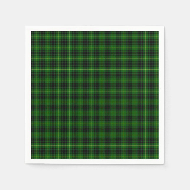 Serviettes En Papier MacArthur Tartan (Devant)