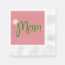 Serviettes En Papier Maman fraise rose Cocktail en conserve Napkin