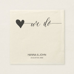 serviettes en papier mariage chic service de cal