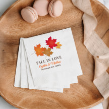 Mariage en Couleurs Audacieuses de l'Érable Automn