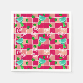 Serviettes en papier Martini