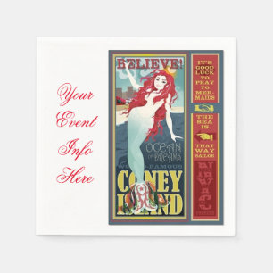 Serviettes En Papier mermaid