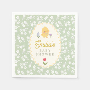 Serviettes en papier mignon pour Baby Shower de po