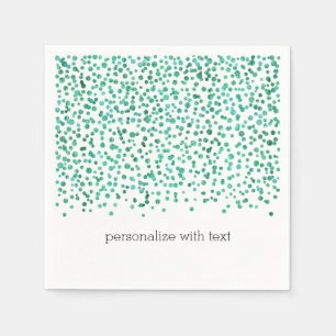 Serviettes En Papier Mint Dazle Confetti