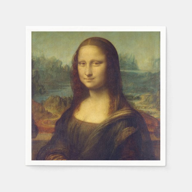 Serviettes En Papier Mona Lisa (Devant)