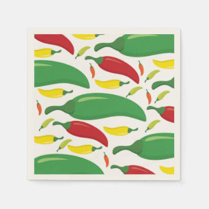 Serviettes En Papier motif au piment