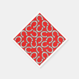 serviettes en papier motif Country Horse